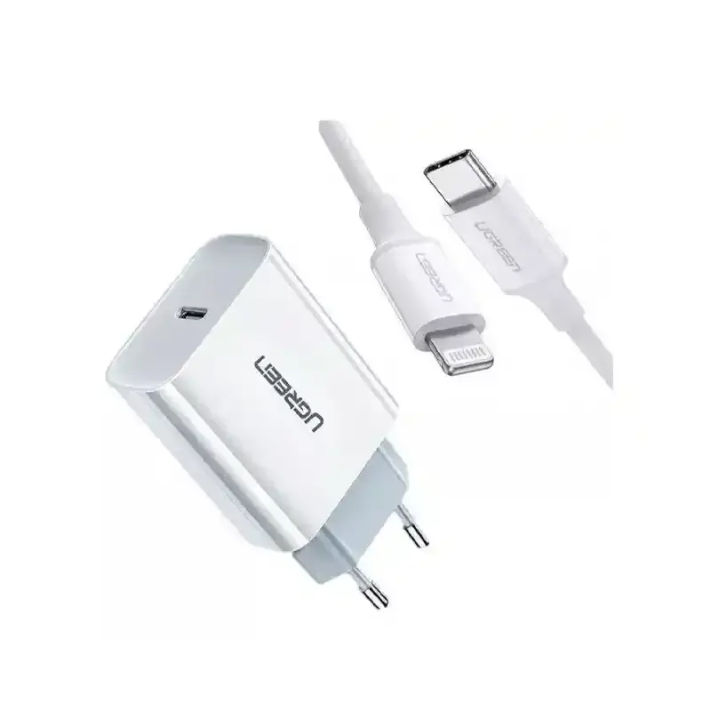 شارژر دیواری یوگرین مدل CD137-50698 توان 20 وات (به همراه کابل)
